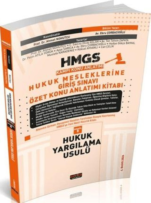 2026 HMGS Hukuk Yargılama Usulü Özet Konu Anlatımı | Savaş Yayınevi (Ciltsiz)