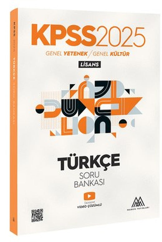 2025 KPSS Türkçe Soru Bankası Genel Yetenek Genel Kültür Lisans | Marsis Yayınları (İnce Kapak)