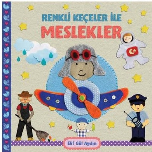 Renkli Keçeciler İle Meslekler | Martı Yayınları