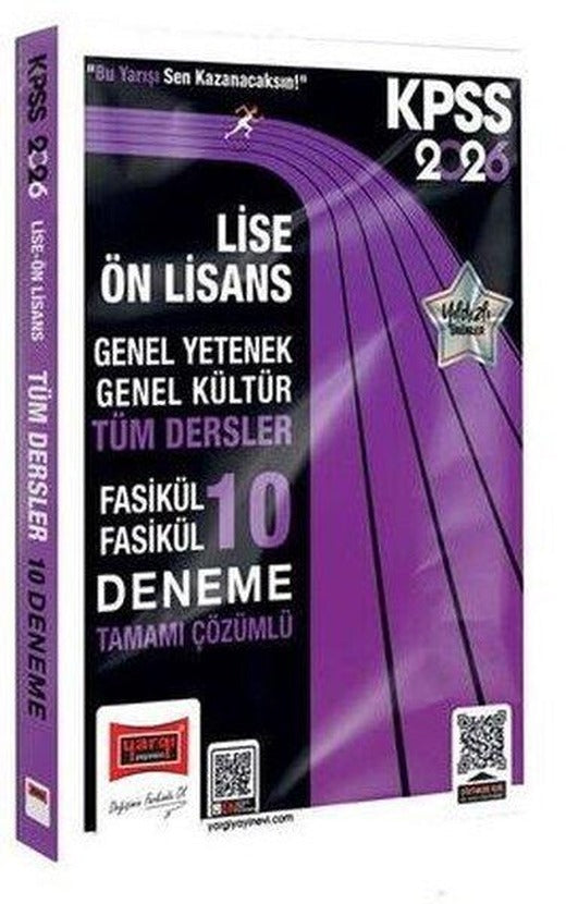 2026 KPSS GK - GY Lise Ön Lisans Tüm Dersler Fasikül Fasikül Tamamı Çözümlü 10 Deneme | Yargı Yayınları (İnce Kapak)