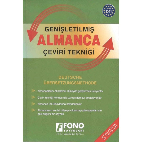Genişletilmiş Almanca Çeviri Tekniği | Fono Yayınları (İnce Kapak)