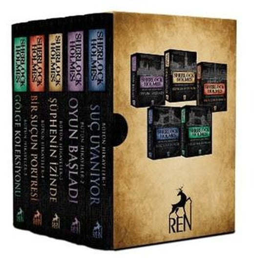 Sherlock Holmes - Bütün Hikayeler (5 Kitaplık Kutulu Set)