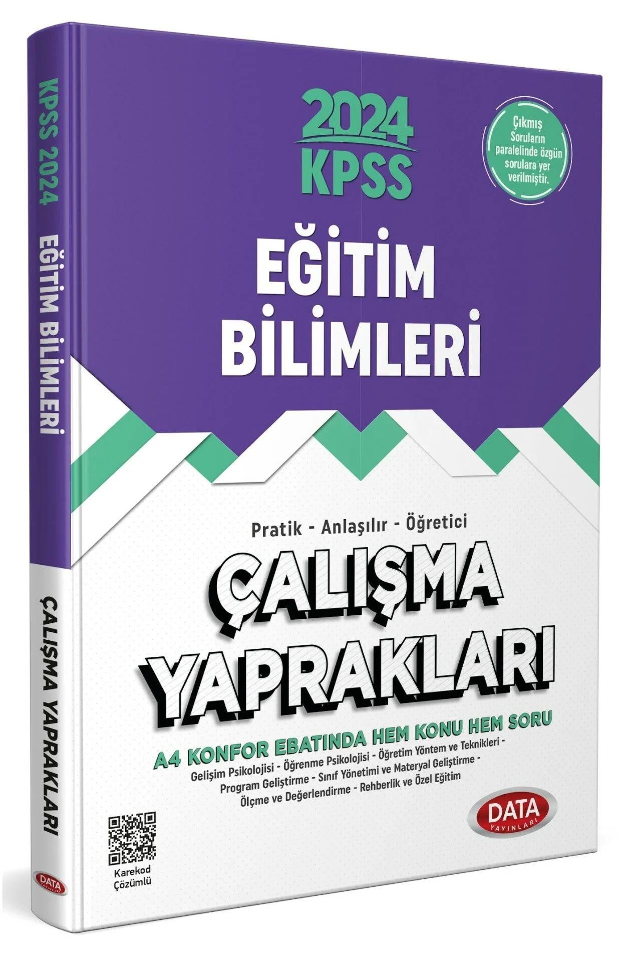 2026 MEB-AGS Eğitim Bilimleri Tüm Dersler Hem Konu Hem Çözümlü Soru Çalışma Yaprakları | Data Yayınları (Ciltsiz)