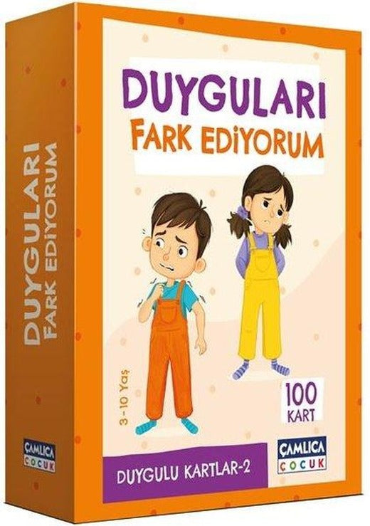 Duyguları Fark Ediyorum - Duygulu Kartlar 2 | Çamlıca Çocuk Yayınları (İnce Kapak)