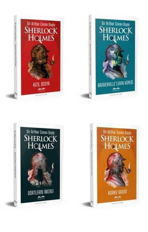 Sherlock Holmes Serisi Seti - 4 Kitap Takım | Bilgetoy (İnce Kapak)