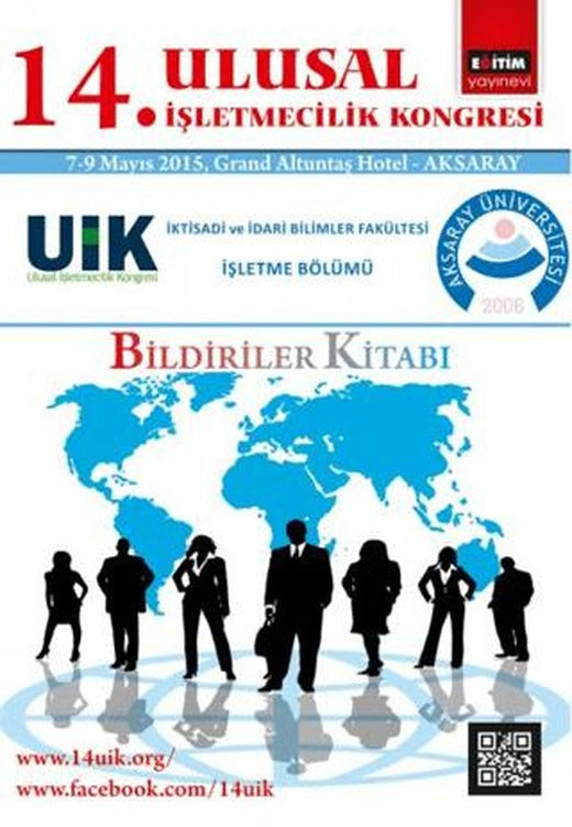 14. Ulusal İşletmecilik Kongresi | Eğitim Yayınevi - Bilimsel Eserler (Ciltsiz)