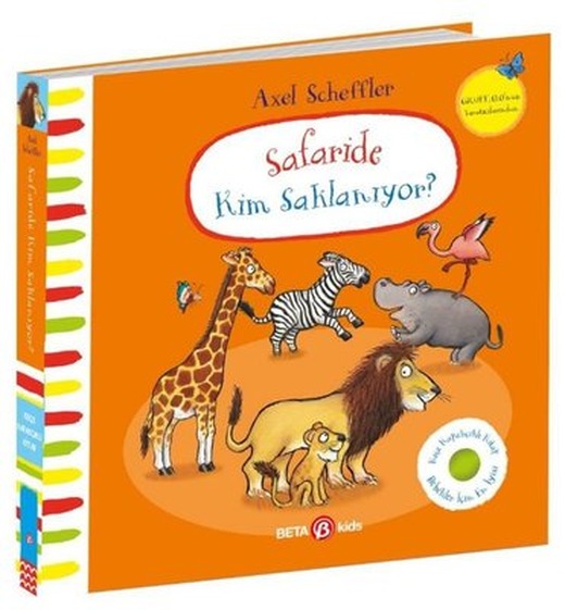 Safaride Kim Saklanıyor? Keçe Kapakçıklı Kitap | Beta Kids