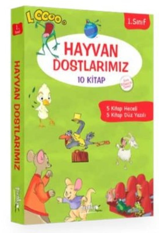 1. Sınıf Hayvan Dostlarımız Seti 10 Kitap Takım | Pinokyo