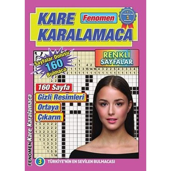 Fenomen Kare Karalamaca 3 | Maxi Yayıncılık (İnce Kapak)
