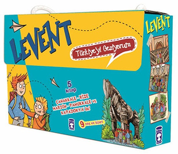 Levent - Türkiye'yi Geziyorum Seti (5 Kitap Takım) | Timaş Çocuk (İnce Kapak)