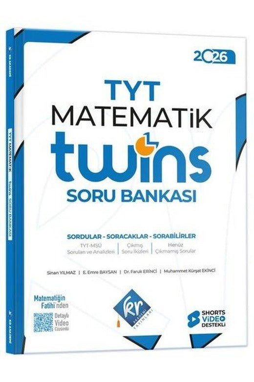 TYT Twins Matematik Soru Bankası | KR Akademi (İnce Kapak)