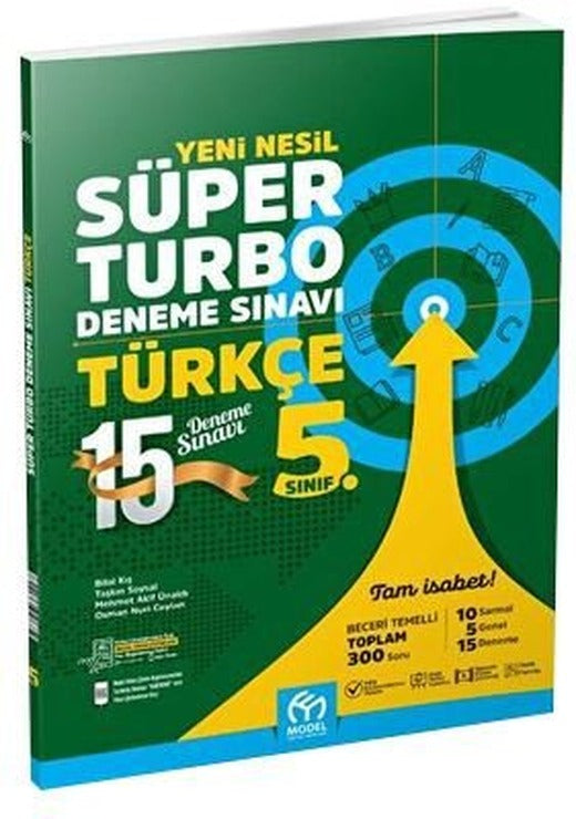 5. Sınıf Türkçe Yeni Nesil Süper Turbo Deneme Sınavı | Model Eğitim Yayınları