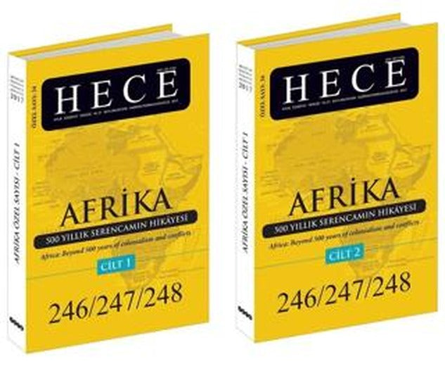 Hece Aylık Edebiyat Dergisi Sayı: 34 - Afrika Özel Sayısı 246/247/248 2 Cilt Takım (Ciltsiz) | Hece Dergisi (Ciltsiz)