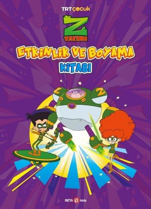 TRT Çocuk Z Takımı Etkinlik ve Boyama Kitabı 2 | Beta Kids (İnce Kapak)