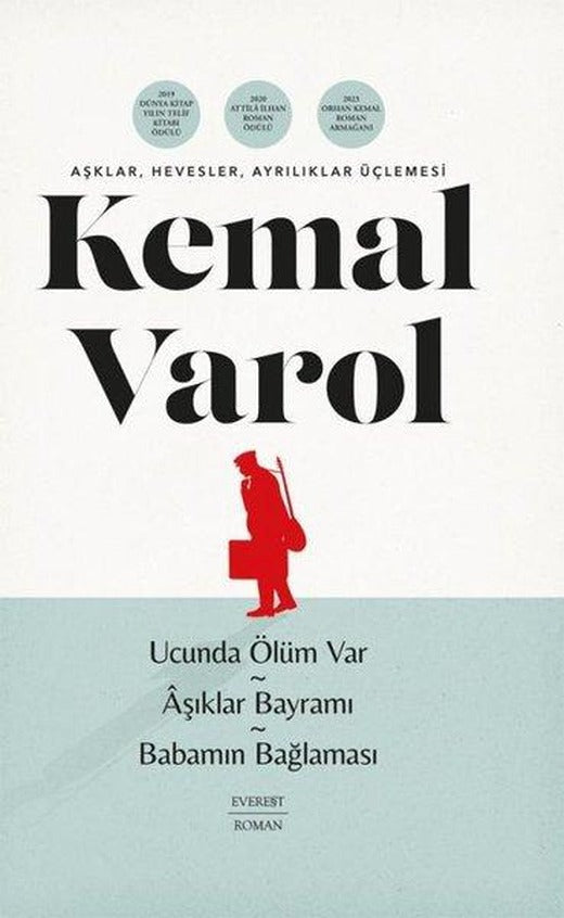 Aşklar Hevesler Ayrılıklar Üçlemesi - Ucunda Ölüm Var - Aşıklar Bayramı - Babamın Bağlaması - 3 K | Everest Yayınları (Ciltli)