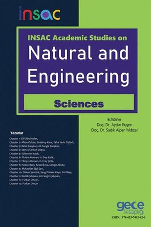 INSAC Academic Studies on Natural and Engineering Sciences | Gece Kitaplığı