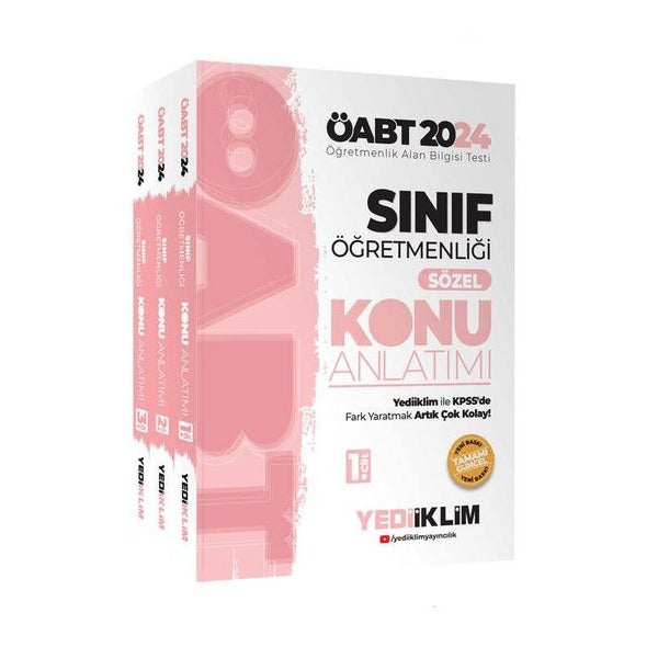 2024 ÖABT Sınıf Öğretmenliği Sözel Konu Anlatımı (3 Cilt)