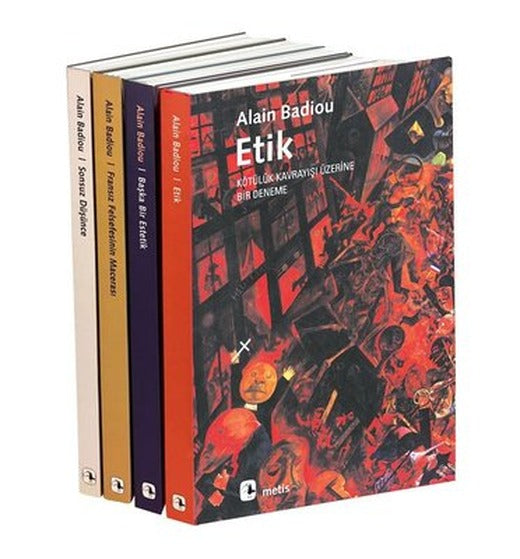Alain Badiou Seti - 4 Kitap Takım - Hediyeli | Metis Yayınları (İnce Kapak)