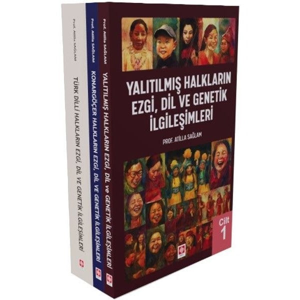 Yalıtılmış, Konargöçer, Türk Dilli Halkların Ezgi, Dil ve Genetik İlgileşimleri (3 Cilt Takım) | Ekin Basım Yayın (Ciltsiz)