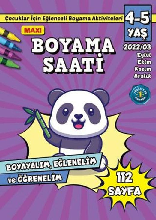 Maxi Boyama Saati 4 | Maxi Yayıncılık (Ciltsiz)