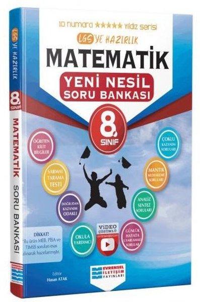 8.Sınıf Matematik Video Çözümlü Soru Bankası | Evrensel İletişim Yayınları (İnce Kapak)  - Resim 1
