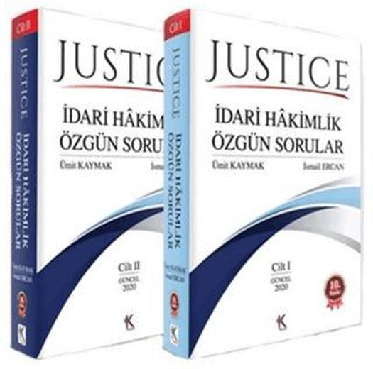Justice İdari Hakimlik Özgün Sorular (2 Cilt Takım) | Kuram Kitap (Ciltsiz)