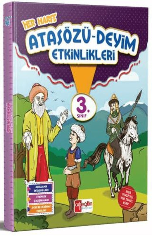3. Sınıf Atasözü-Deyim Etkinlikleri | Artı Eğitim Yayınları (Ciltsiz)