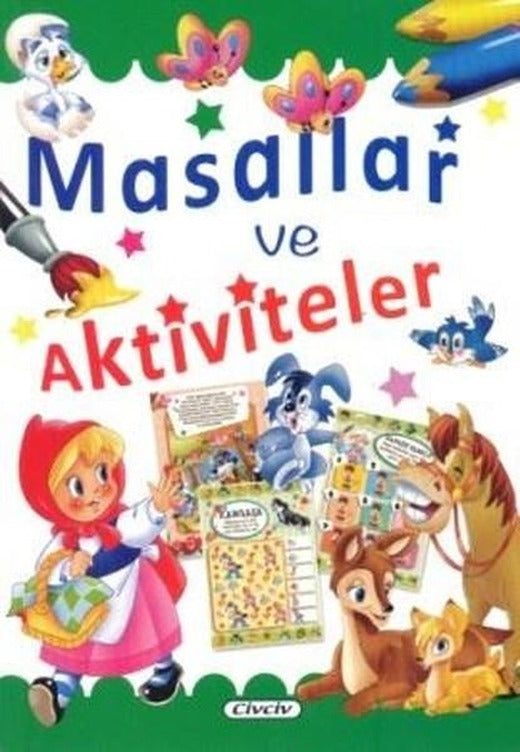 Masallar ve Aktiviteler | Çiçek Yayıncılık (İnce Kapak)
