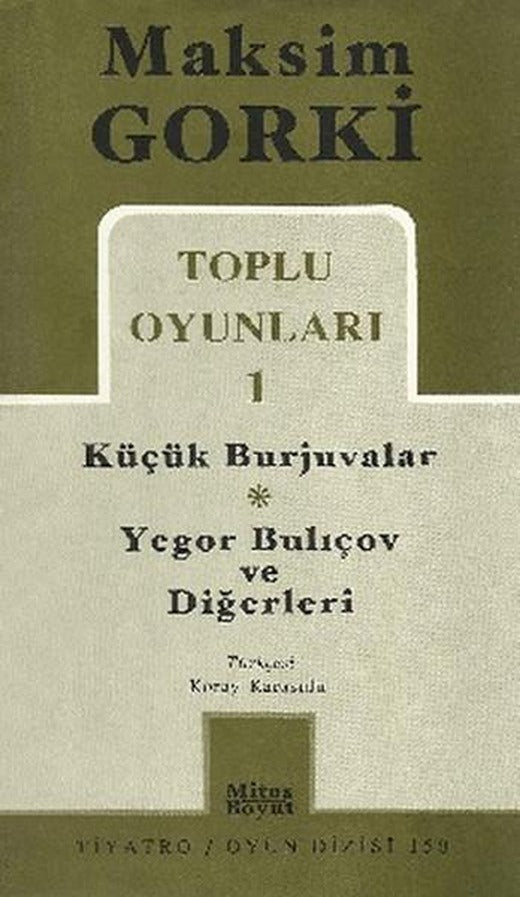 Toplu Oyunları 1 | Mitos Boyut Yayınları - Tiyatro Oyun Dizisi (İnce Kapak)