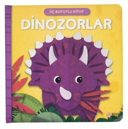 Üç Boyutlu Kitap - Dinozorlar | Masalperest (Ciltli)