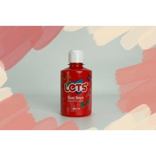 Let’s Guaj Boya Kırmızı 250 ml | Lets