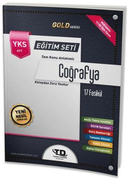 AYT Gold Serisi Coğrafya 17 Fasikül Eğitim Seti