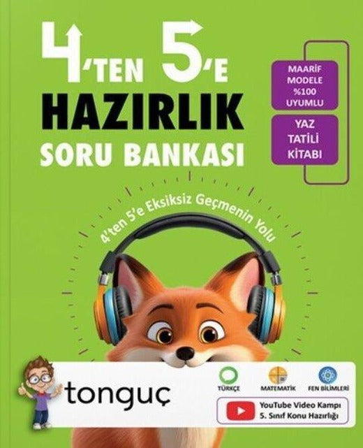 4'ten 5'e Hazırlık Kitabı | Tonguç Akademi (İnce Kapak)