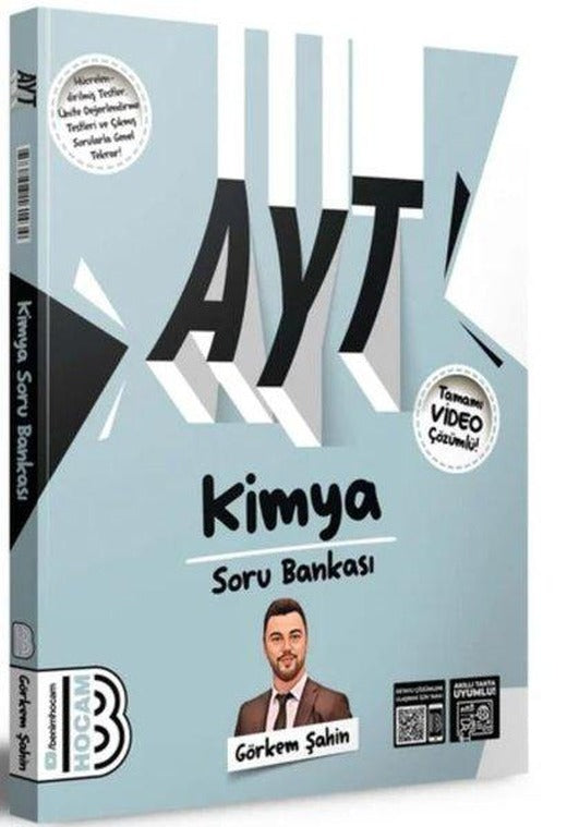 2023 AYT Kimya Tamamı Video Çözümlü Soru Bankası | Benim Hocam Yayınları (İnce Kapak)