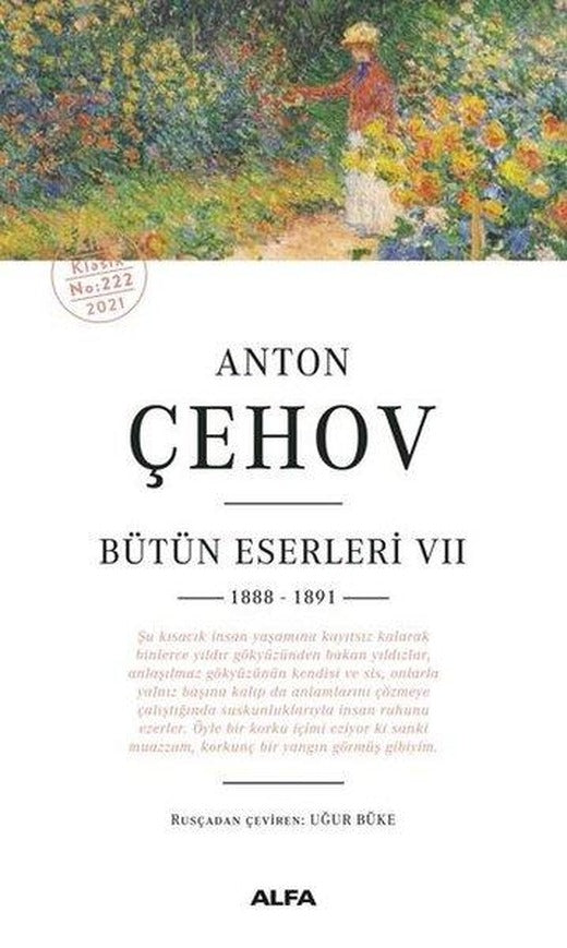 Anton Çehov Bütün Eserleri 7 - 1888 1891 | Alfa Yayıncılık (Ciltli)
