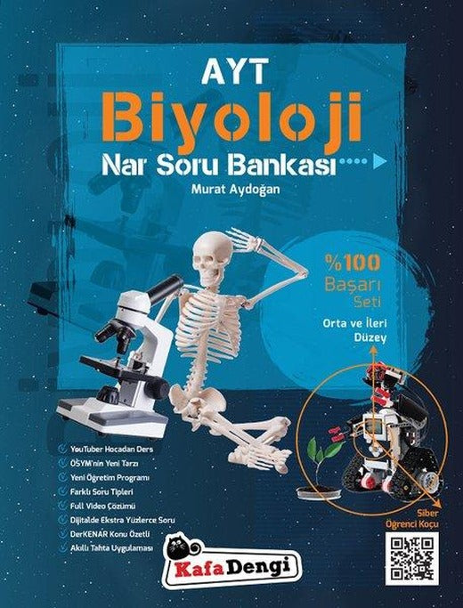 Kafadengi AYT Biyoloji Soru Bankası - Orta ve İleri Düzey | Kafa Dengi (İnce Kapak)