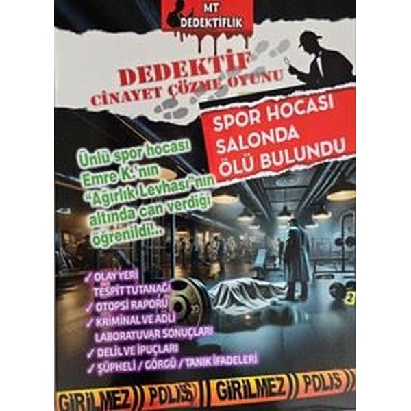 Dedektif Cinayet Çözme Oyunu - Spor Hocası Salonda Ölü Bulundu