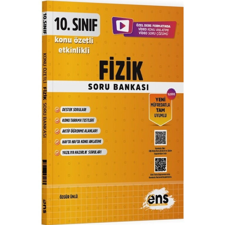 10. Sınıf Fizik Etkinlikli Soru Bankası | ENS Yayınları (Ciltsiz)