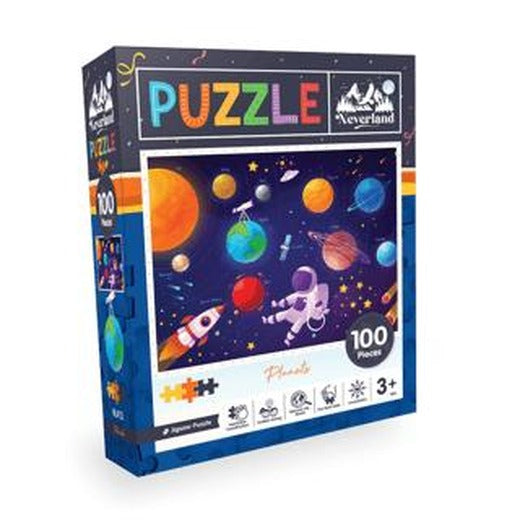 100 Parça Puzzle - Planets (Gezegenler) | Neverland