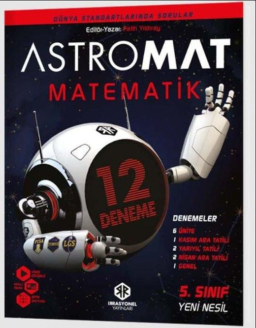 5.Sınıf Matematik Yeni Nesil 12 Li Deneme | İrrasyonel Yayınları (İnce Kapak)