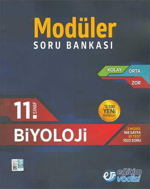 Eğitim Vadisi 11.Sınıf Biyoloji Modüler Soru Bankası