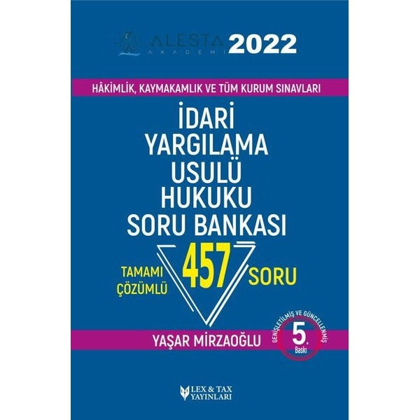 Alesta Dari Yargılama Usul Hukuku Soru Bankası | Lex-Tax Yayınları (Ciltsiz)