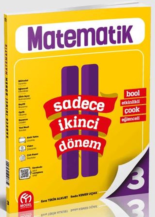 3. Sınıf Sadece İkinci Dönem Matematik | Model Eğitim Yayıncılık (Ciltsiz)
