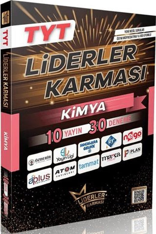 TYT Kimya 10 Yayın 30 Deneme | Liderler Karması Yayınları (Ciltsiz)