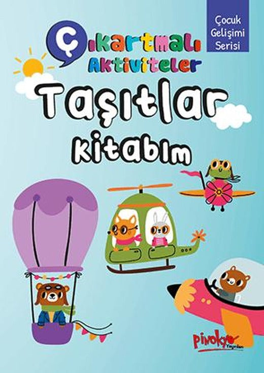 Çıkartmalı Aktiviteler Taşıtlar Kitabım | Pinokyo Yayınları (Ciltsiz)