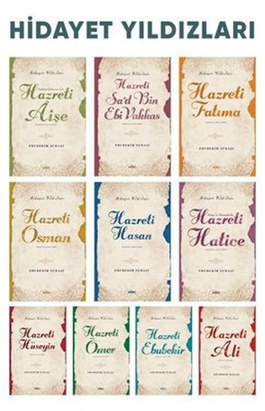 Hidayet Yıldızları Seti - 10 Kitap Takım | Aden Yayınevi (İnce Kapak)