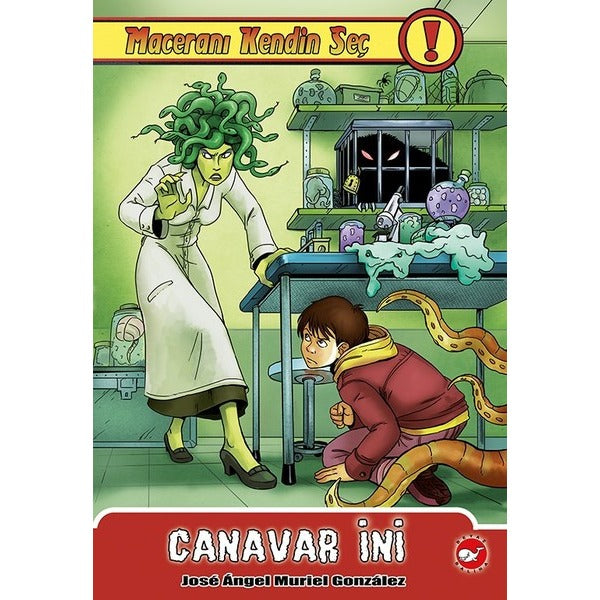 Canavar İni-Maceranı Kendin Seç 8 | Beyaz Balina Yayınları (İnce Kapak)