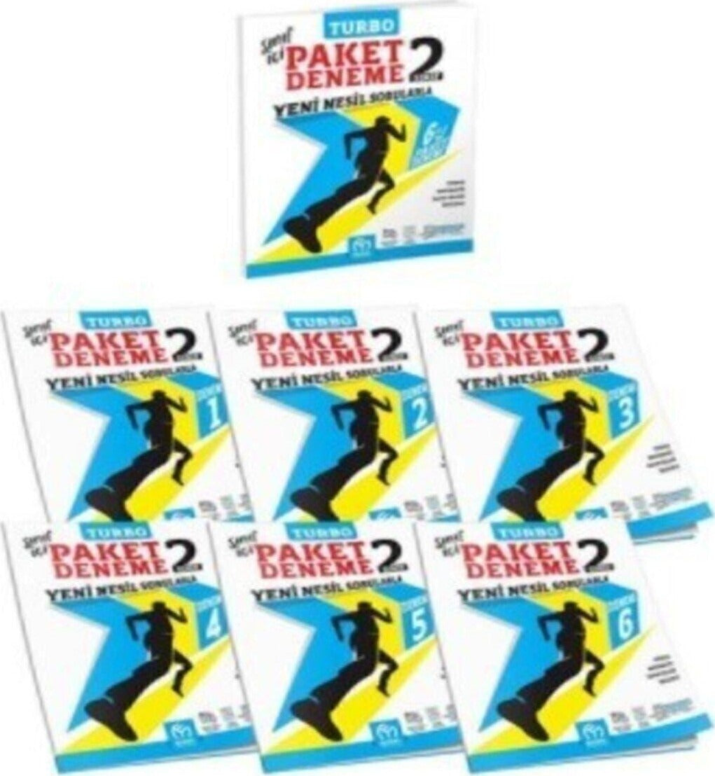 2. Sınıf Turbo Paket Deneme Yeni Nesil Sorularla - 6 Deneme | Model Eğitim Yayıncılık (Ciltsiz)