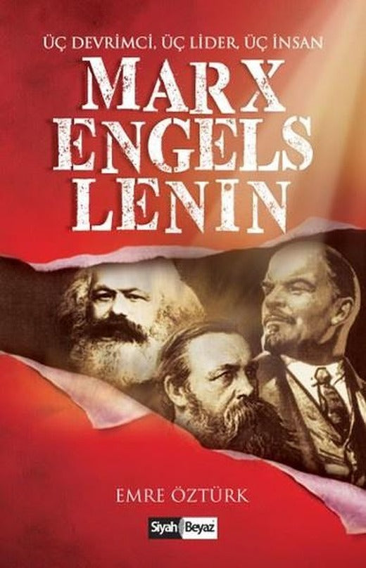 Marx - Engels - Lenin | Siyah Beyaz (İnce Kapak)