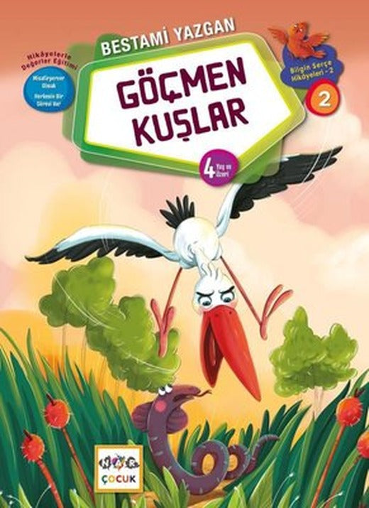 Göçmen Kuşlar - Bilgin Serçe Hikayeleri | Nar Çocuk (İnce Kapak )